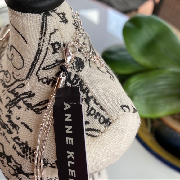 ANNE KLEIN ⭐️NWT⭐️ Silver Tone 3 Row - Picture 5 of 5